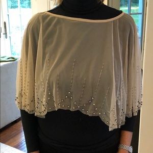 Jeweled Sheer Round Bibb